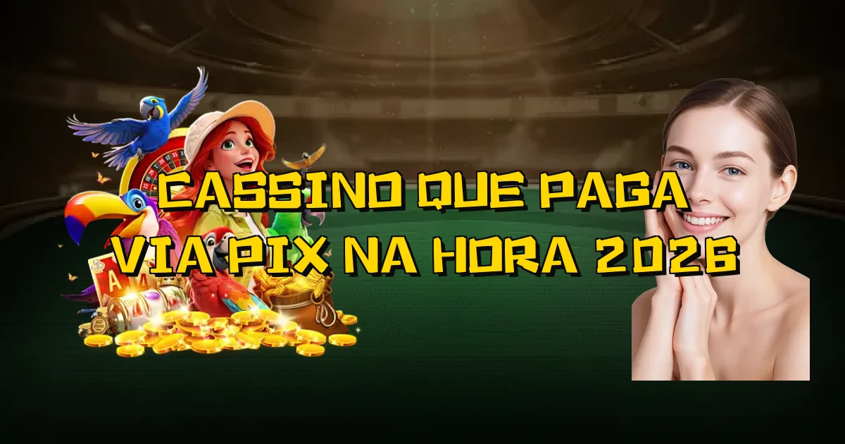 Cassino Que Paga Via Pix Na Hora 2026 Oficial