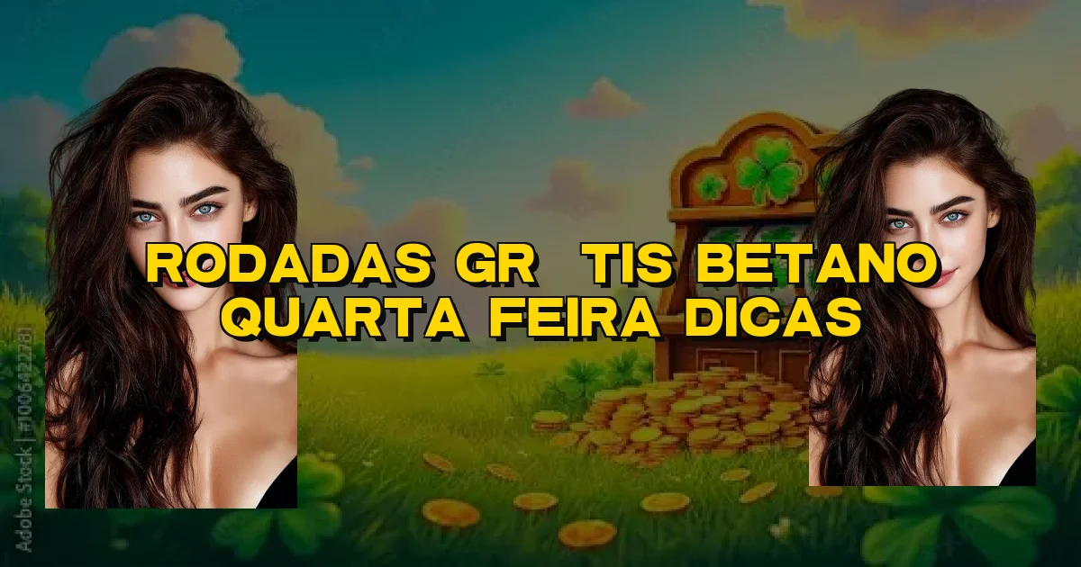 Rodadas Grátis Betano Quarta Feira Dicas Oficial