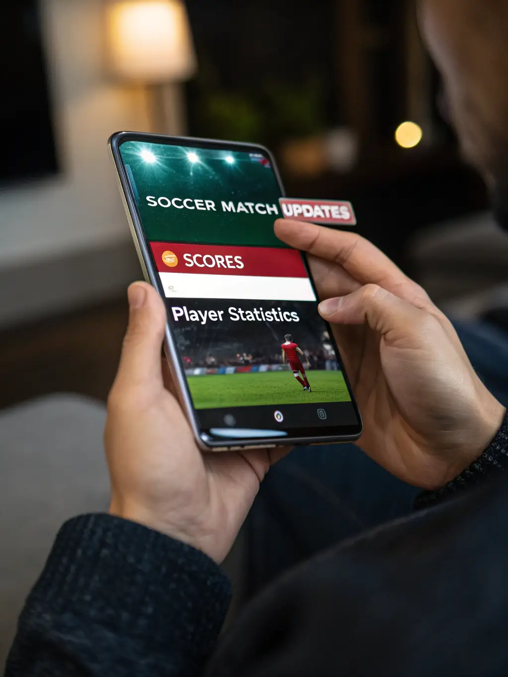 A smartphone displaying a push notification from the Verificadas Bet app, showing real-time score updates and betting opportunities.